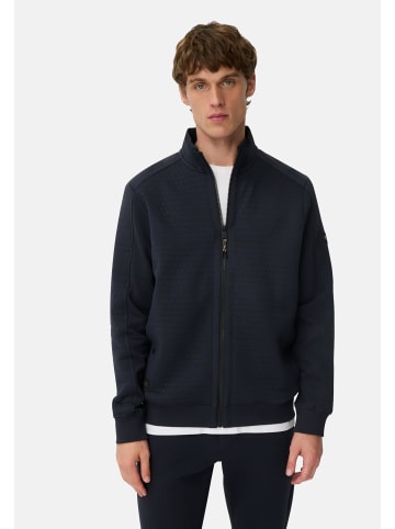 Camel Active Sweatjacke aus Baumwollmix in Navyblau
