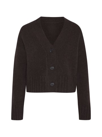 Style Republic Short Cardigan Kaschmir-Woll-Gemisch in coffee