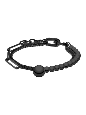 LIEBESKIND BERLIN Armband The Material Mix in schwarz