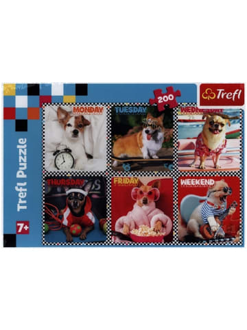 Trefl Puzzle 200 - Happy Dogs (Kinderpuzzle)