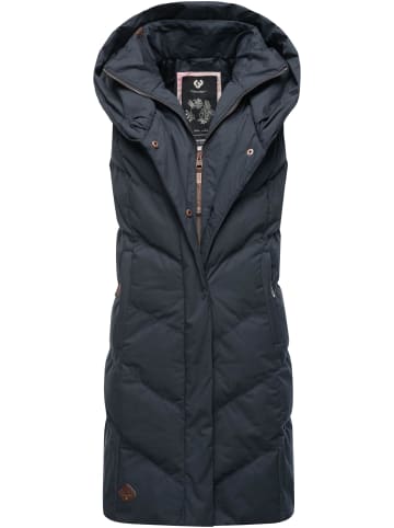 ragwear Steppweste Natalka Vest in Navy