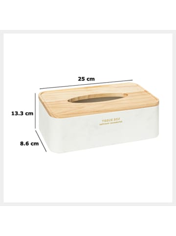 5five Simply Smart Taschentuchbox in weiß