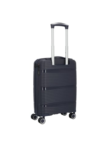D&N Travel Line 4200 4 Rollen Kabinentrolley S 55 cm in darkblue