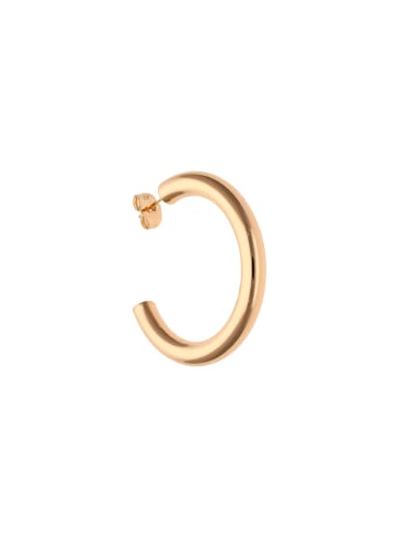 faina Women C Hoop Earrings in Rose Gold