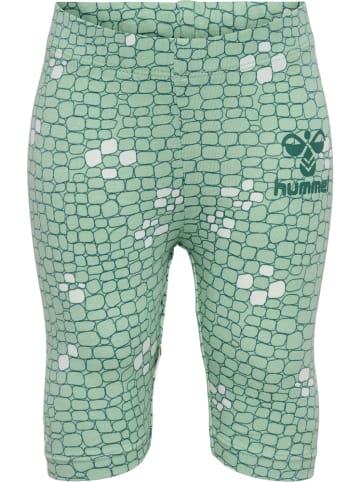 Hummel Kinder Leggings "Zanzi Tights Capri" in Grün