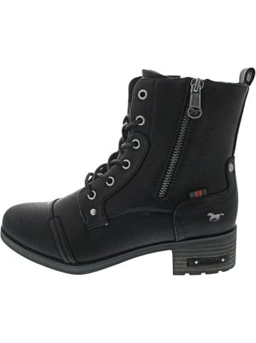 Mustang Schnürstiefel Schwarz