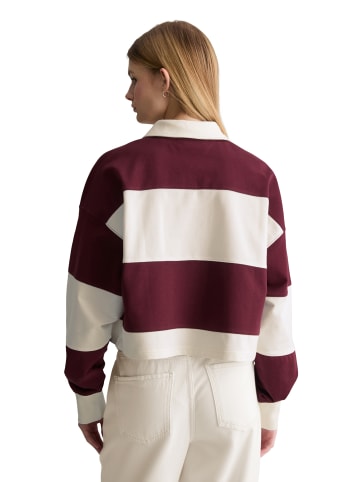 Marc O'Polo DENIM Rugby-Sweatshirt relaxed in Dark Red