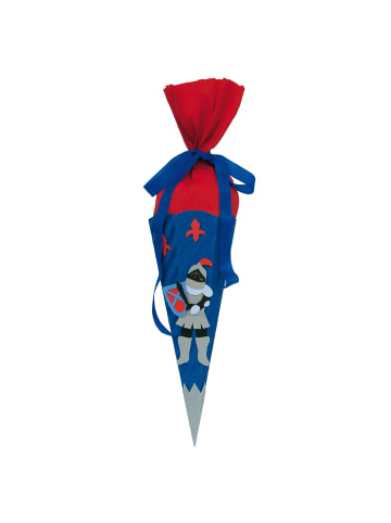 Bastelset Schultüte klein 40 cm Ritter in Bunt