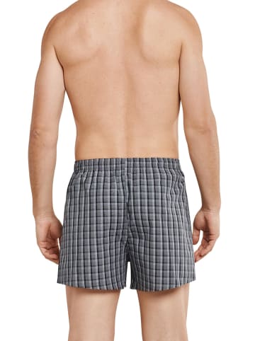 Schiesser Web-Boxershorts 2er Pack in Schwarz