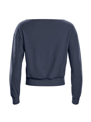 Winshape Functional Light and Soft Cropped Long Sleeve Top LS003LS in anthracite