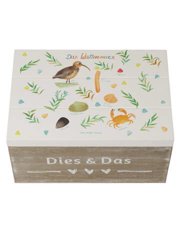 Mr. & Mrs. Panda Aufbewahrungsbox Wattenmeer mit Spruch in Bunt