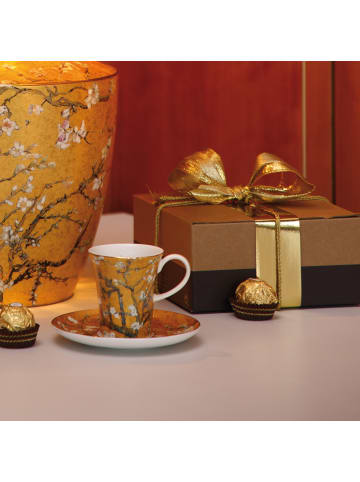 Goebel Espressotasse " Vincent van Gogh - Mandelbaum Gold " in Gold
