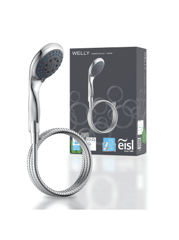 Eisl WELLY Handbrause-Set, Chrom