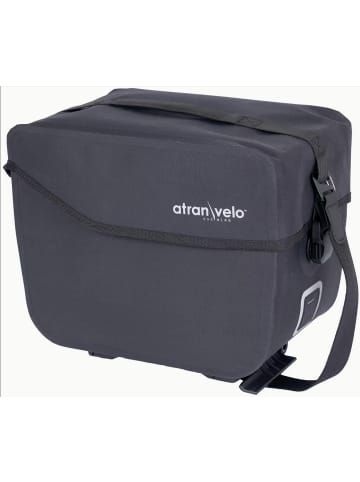 atranvelo System - Gepäckträgertasche "Commuter Top WP" in schwarz