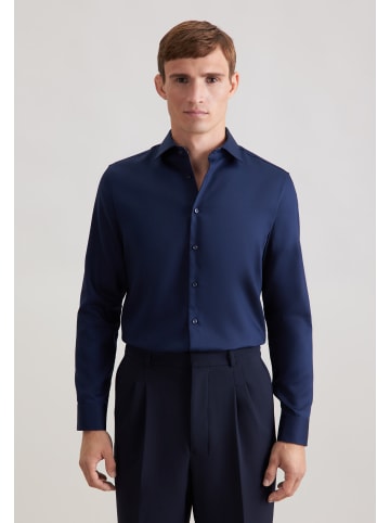 Seidensticker Business Hemd Slim in Dunkelblau