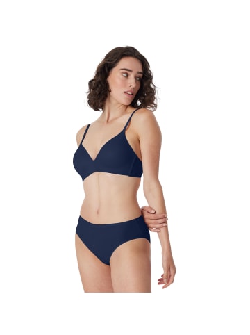 Schiesser Slip 6er Pack in Schwarz/Dunkelblau