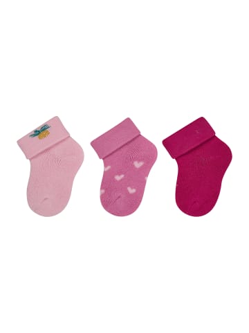 Sterntaler Erstlingssocken 3er-Pack Ananas in rose