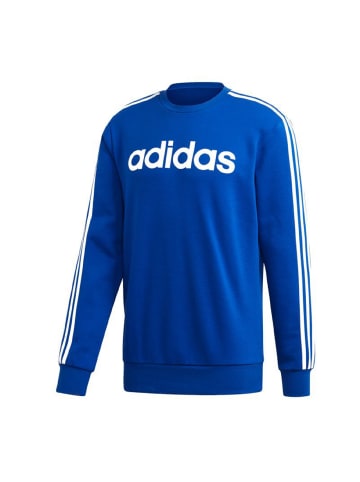 adidas Sweatshirt Essentials 3 Stripes M in Royalblau