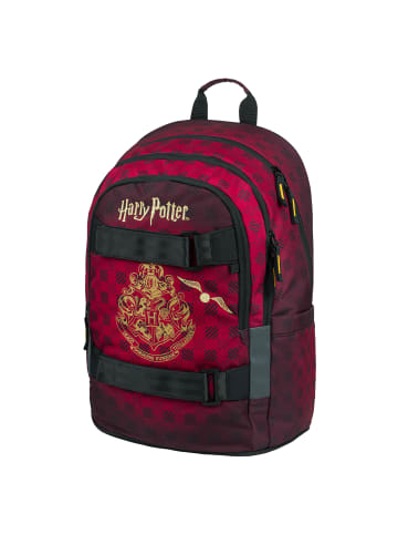 BAAGL Schulrucksack Skate in Rot Harry Potter Hogwarts Weinrot - 29x43x20cm