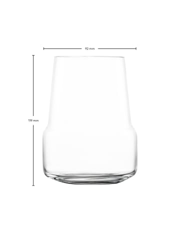 Zwiesel Glas 2er Set Rotwein Tumbler Level in transparent