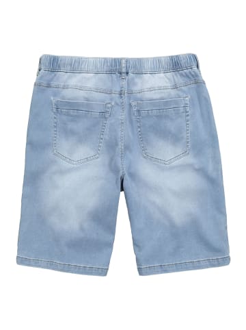 Men Plus Bermuda in bleached denim