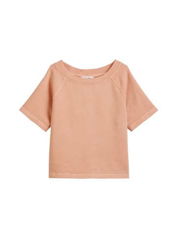 Marc O'Polo Kurzarm-Sweatshirt loose in mellow peach