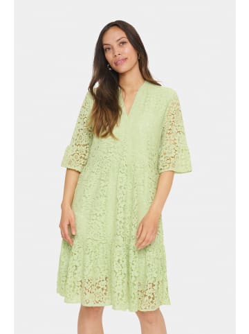 SAINT TROPEZ Kleid ZannaSZ Lockere Passform in Smoke Green