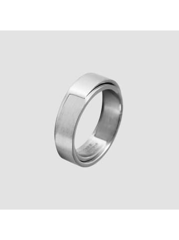 Adeliás Herren Ring aus Edelstahl in silber