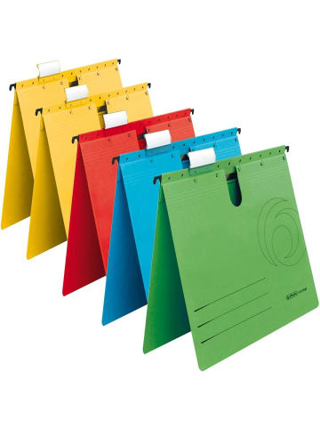 Herlitz Hängehefter 230g/qm farbig sortiert Packung mit 5 Stück
