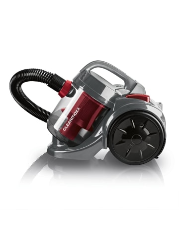 Clean Maxx Zyklon-Staubsauger 800W schwarz/rot  Schwarz