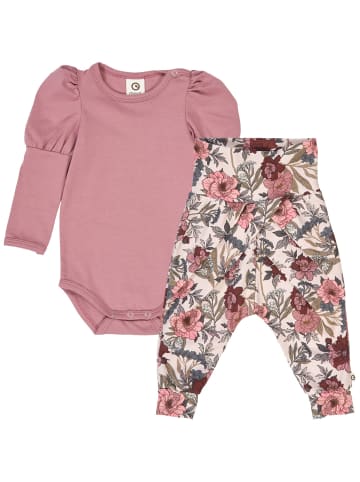 müsli Set aus Langarmbody und Babyhose in Nightingale/ Root/ Nostalgia rose