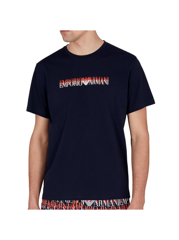 Emporio Armani T-Shirt Beachwear in Dunkelblau