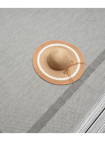 KADIMA DESIGN Läufer Bordüre flachgewebt pflegeleicht Wohnzimmer Flur Esszimmer in Grau