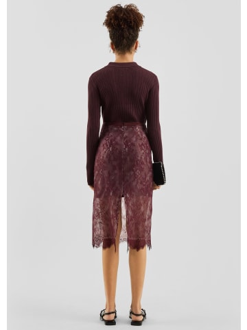 QS Strickjacke in 4925_bordeaux