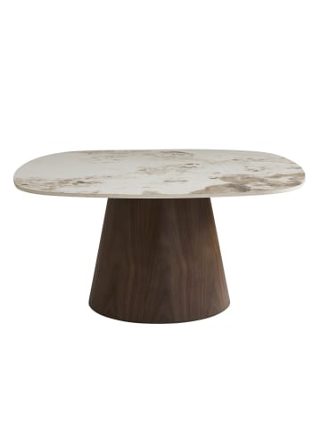 Signature Tisch ALESSANDRA in Braun - (W)45  x (H)90  x (L)90 cm
