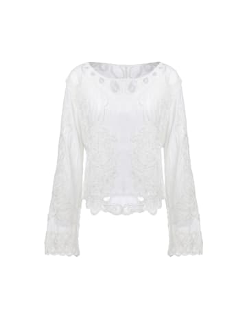 ISHA Women Blouse in White