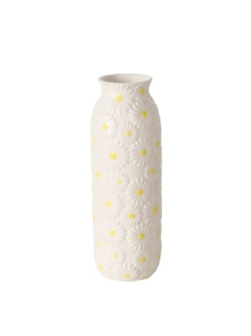 Boltze Vase Daisy in weiss