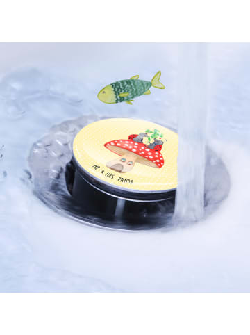 Mr. & Mrs. Panda Abflussstopfen Marienkäfer Fliegenpilz ohne Spruch in Gelb Pastell