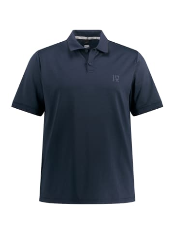 JP1880 Poloshirt in mattes nachtblau