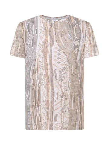 Carlo Colucci T-Shirt Di Poli in Weiß / Grau