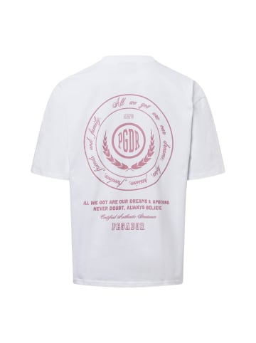 PEGADOR T-Shirt Sydon in weiß