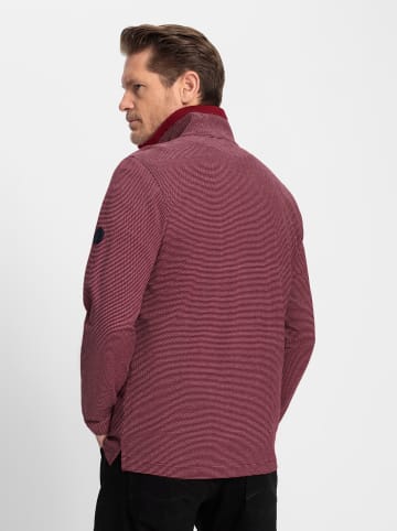 WITT WEIDEN Langarmshirt in dunkelrot-meliert