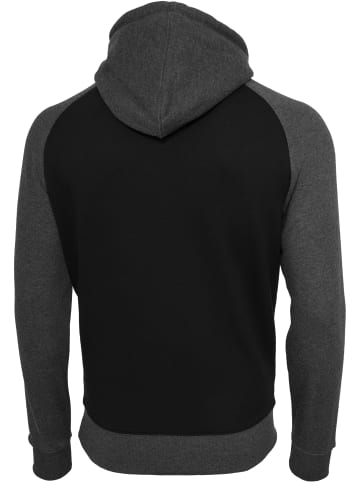 Urban Classics Urban Classics Herren Raglan Contrast Hoody in blk/cha