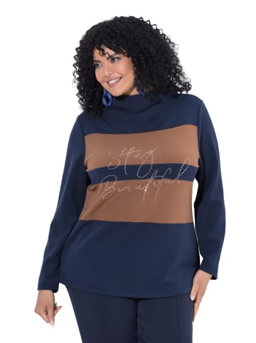 Ulla Popken Sweatshirt in marine