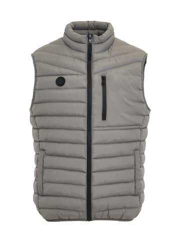 Threadbare Steppweste THB Jacket Gilet Hunnigan in Grey