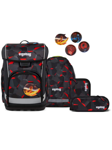 Ergobag Cubo Light Schulranzen Set 5-tlg. TaekBärdo in schwarz