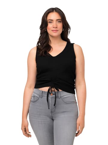 Ulla Popken Strick-Top in schwarz