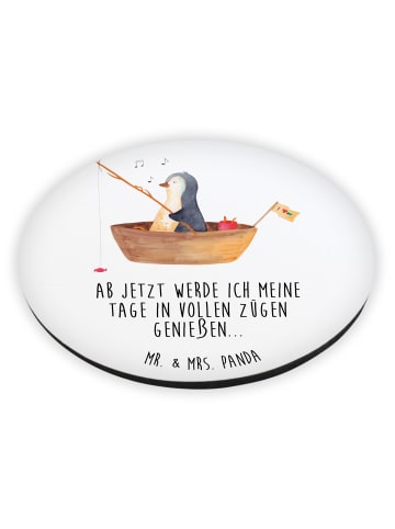 Mr. & Mrs. Panda magnet Pinguin Angelboot mit Spruch in Weiß