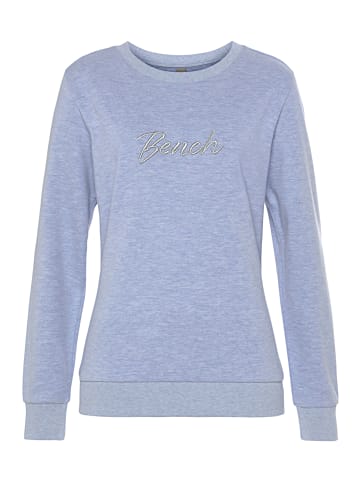 Bench Sweatshirt in hellblau meliert