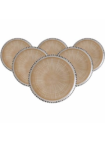 Ritzenhoff & Breker 6er Set Platzteller Natura ø 32 cm in Creme